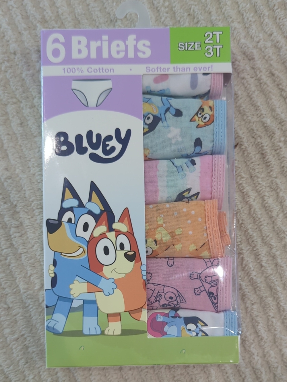 NWT Bluey Toddler 6-Pack Briefs